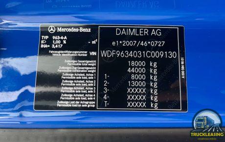 Mercedes-Benz Actros 1863*Giga Space* – 55.700€ net( factura externa)