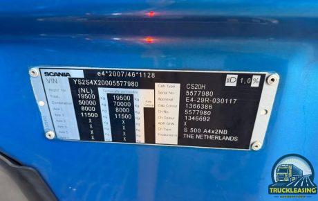 Scania S500 VOLLUFT, EURO 6D, PARK COOL – 49.900€ net( factura externa)