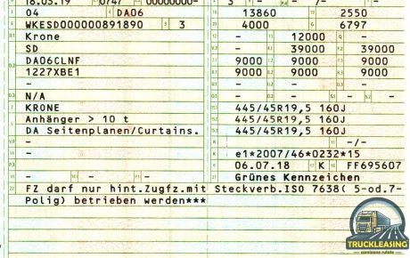 Krone SD / EDSCHA / Mega – 10.350€ net( factura externa)