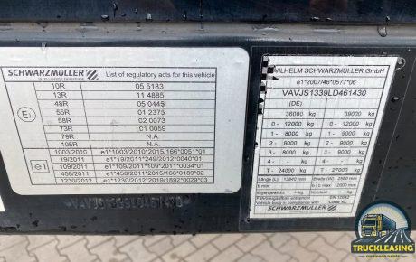 Schwarzmüller Tautliner – 15.250€ net( factura externa)