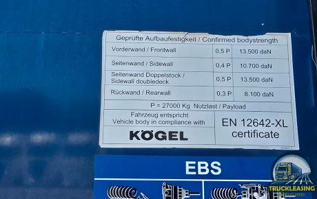 Kögel S24 Mega – 8.900€ net( factura externa)