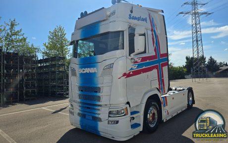 Scania S580 STANDARD V8 EURO 6D VOLLSPOILER STANDKLIMA – 94.900€ net( factura externa)